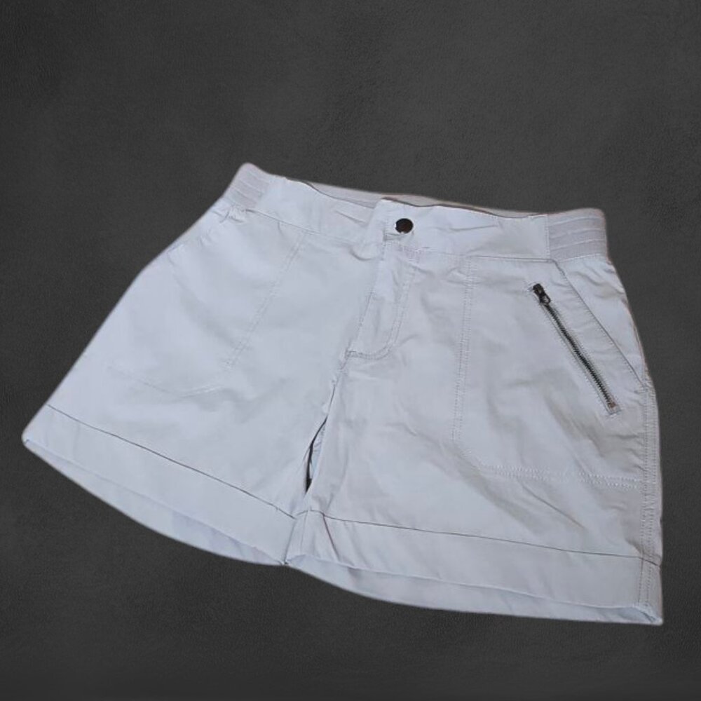 NWOT Gray SWISS ALPS UPF 30+ Sun Protection Multi Pocket Hiking Shorts sz M